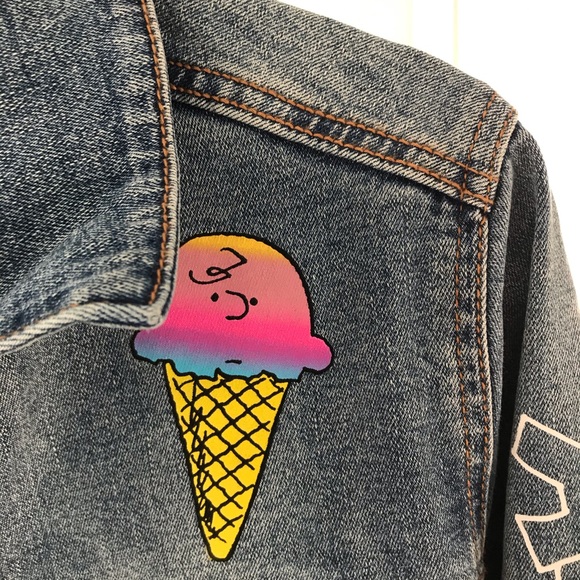 Jackets & Coats Peanuts Charlie Brown Ice Cream Cone Jacket Poshmark